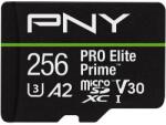 PNY microSDXC PRO Elite Prime 256GB UHS-I/U3/V30/CL10 (P-SDU256V32200PEP-GE)