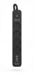 Kerg 4 Plug + 3 USB 3 m Switch (M02591)