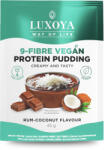 Luxoya - Vegán fehérjét tartalmazó rostpuding - 9 féle rosttal - Rumos kókusz ízű - 45g