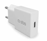 SBS ExtraSlim GaN PD 30W USB-C töltő, fehér (TETRGAN1C30SLIM) (TETRGAN1C30SLIM)