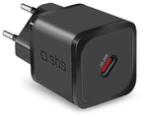 SBS Mini adapter, GaN, 30W, PD, fekete (TETRGAN1C30W) (TETRGAN1C30W)