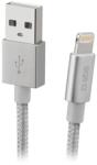 SBS USB - Lightning Adatkábel, 1m, ezüst (TECABLEUSBIP589BS) (TECABLEUSBIP589BS)
