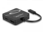 Delock USB Type-C átalakító egy VGA, DVI, HDMI vagy DisplayPort kijelzőhöz (DL63129) (DL63129)