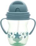 Lorelli Чаша с дръжки и сламка Lorelli Baby Care - 275 ml, Blue/Green (10230600004)