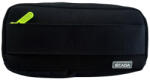 ECADA Penar etui tip borseta Ecada 786621, 2 fermoare, Negru cu fermoare verzi (786621) Penar