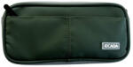 ECADA Penar etui tip borseta Ecada 786035V, 2 fermoare, Verde inchis (786035V) Penar