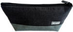 ECADA Penar etui tip borseta Ecada 786034V, 1 fermoar, Negru cu verde (786034V) Penar