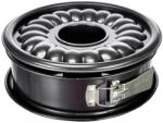 Zenker Tava cu arc Zenker O 26 cm DELUXE, tava de copt cu baza plata si tubulara esmaltata din tabla de otel, tava rotunda cu margine foarte inalta (culoare: negru metalizat), cantitate: 1 bucata (7004)
