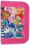 Disney Minnie Mouse MNPE2201-3 Tolltartó, 1 cipzár, 2 kinyitható rész, Rózsaszín (MNPE2201-3)