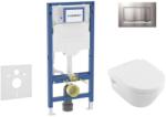 Geberit Duofix - Set pentru montare încastrată, toaletă Architectura și capac softclose, clapetă Sigma20, crom mat/crom SANI11CK2106 (SANI11CK2106)