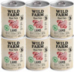 Wild Farm Wild Farm Pate Lamb 6x400g gluténmentes kutyatáp