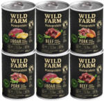  Wild Farm WILD FARM Monoprotein Vegyes ízek 6x400g hipoallergén kutyatáp