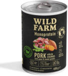  Wild Farm Wild Farm Monoprotein sertéshús 400g hipoallergén kutyaeledel