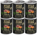  Wild Farm Wild Farm Monoprotein sertéshús 6x400g hipoallergén kutyaeledel