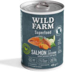  Wild Farm Wild Farm Superfood Lazac 400g gabonamentes kutyaeledel