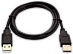V7 USB-A apa - USB-A apa Adatkábel 1m - Fekete (V7USB2AA-01M-1E) (V7USB2AA-01M-1E)