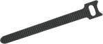 Kleiber GZBT08 Tépőzáras vezetékkötegelő 200 x 12 mm 10 db / csomag - Fekete