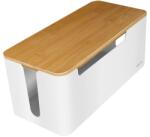 LogiLink kábeldozob fehér-bambusz (KAB0075) (KAB0075) (KAB0075)