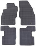 Petex Set 4 Covorase Presuri Auto Negru din Cauciuc compatibil cu OPEL Corsa D 10/2006-2014, Corsa E 2014- (52510PX_)