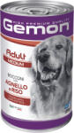 Gemon Dog Medium Adult Chunks with Lamb & Rice în conservă (12 x 1250 g) 15 kg
