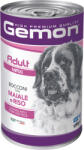 Gemon Dog Maxi Adult Chunks with Pork & Rice în conservă (12 x 1250 g) 15 kg