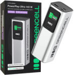 Green Cell powerbank 25200mAh 140W PD USB-C gyors töltés laptophoz, MacBookhoz, iPhone 16/15/14 Pro Max, Samsung Galaxy S25 PBGC25UD (PBGC25UD)