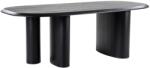 Eleonora Walter fekete tölgyfa étkezőasztal, 220 x 100 cm (ELE-95980)