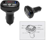  TRANS036 FM Transmitter és Dual USB töltő Bluetooth kihangosítással (X28)