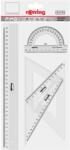 rOtring Vonalzó készlet, műanyag, ROTRING, víztiszta (R221370) - tintasziget