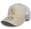 New-Era Baseball sapkák NEW YORK YANKEES MLB LEAGUE ESSENTIAL 9FORTY TRUCKER E-FRAME Bézs Egy méret
