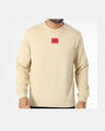 HUGO BOSS Pulóverek 50447964 DIRAGOL212 Bézs EU XXL - spartoo - 39 010 Ft