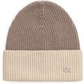 Calvin Klein Jeans Sapkák CK METAL TWO-TONE CHUNKY BEANIE K60K612598 Bézs Egy méret