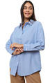 La Modeuse Ingek / Blúzok 74087_P175203 Kék EU S / M