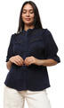 La Modeuse Ingek / Blúzok 74466_P176004 Kék EU S