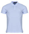 Ralph Lauren Rövid ujjú galléros pólók POLO COUPE DROITE EN COTON BASIC MESH Kék IT L