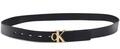 Calvin Klein Jeans Övek Monogram Plaque Buckle 25MM REV LV04K7005G Fekete 105