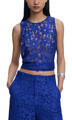 Desigual Trikók / Ujjatlan pólók BLUS_TÁNATOS 25SWBW25 Kék EU M