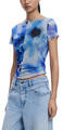 Desigual Rövid ujjú pólók REPRIS TS AURA 25WWTKX7 Kék EU M