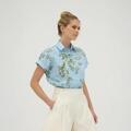 Pêra Lima Blúzok PÊRA LIMA Bruna Shirt - Grace the Cherry and the Blackbird Kék EU S