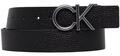 Calvin Klein Jeans Övek CK HALLMARK LOGO 35MM ADJ LV04D7035G Fekete 105
