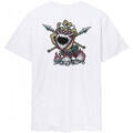 Santa Cruz Pólók / Galléros Pólók Salba screaming witch doc tee Fehér EU L