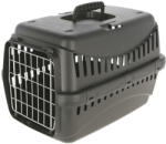 Kerbl Expedition Eco szállítódoboz fém ajtóval - fekete, 45 x 30 x 30 cm