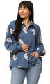La Modeuse Ingek / Blúzok 75081_P177490 Kék EU M / L
