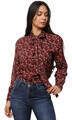 La Modeuse Ingek / Blúzok 73690_P173877 Bordó EU L