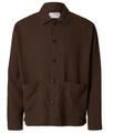SELECTED Hosszú ujjú ingek Rlxtony Formal Overshirt - Demitasse Barna EU M