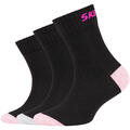 Skechers Zoknik 3PPK Wm Mesh Ventilation Socks Fekete 39 / 42