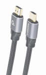 Gembird HDMI kábel 1m 4K UHD 3D fonott fekete-szürke Gembird (CCBP-HDMI-1M)