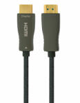Gembird HDMI kábel 20m fekete v2.0 AOC 4K UHD 3D fonott Gembird (CCBP-HDMI-AOC-20M)