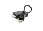Gembird DisplayPort / DVI (Dual Link) adapter kábel 0.1m fekete Gembird (A-DPM-DVIF-03)