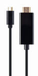 Gembird USB-C / HDMI kábel 2m fekete 4K UHD 30Hz Gembird (A-CM-HDMIM-01)